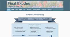 Desktop Screenshot of finalexodus.org